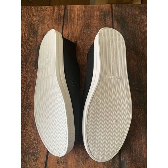 Black Canvas Lace-Up Casual Sneakers Size 40 - Picture 2 of 5